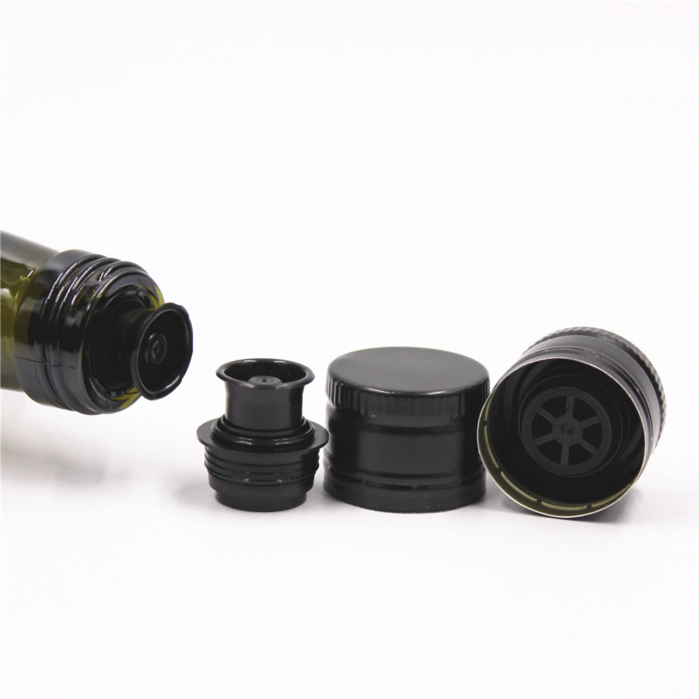 Pop up Insert Screw 31.5*24 mm Black Aluminum Plastic Universal Filleroil Bottle Ropp Caps