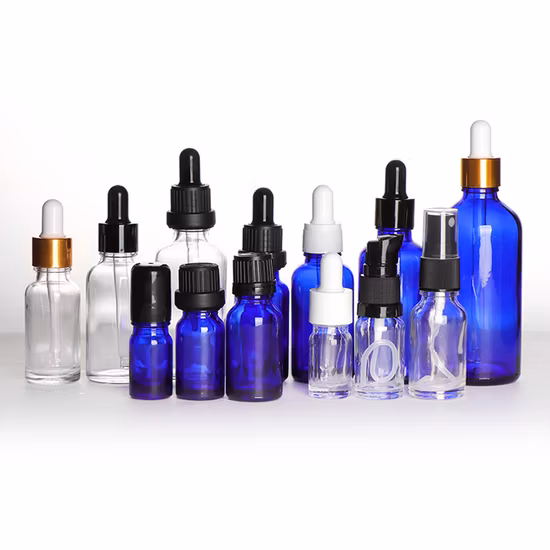 20% off Wholesale Cosmetic Packaging Amber Glass Bottle 30ml with Glass Dropper for Essential Oil