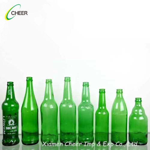 Colour Drink Bottle Glass Beer Bottles with Screen Printing