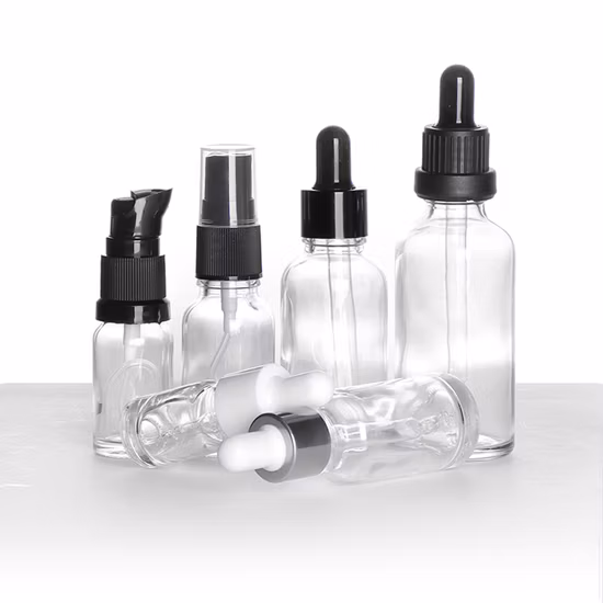 20% off Wholesale Cosmetic Packaging Amber Glass Bottle 30ml with Glass Dropper for Essential Oil