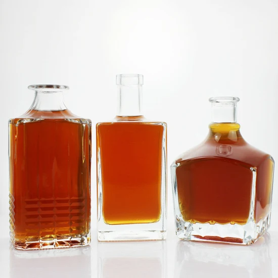 Hot Sale 500ml 17oz Black White Cruet Olive Oil Container Oil and Vinegar Dispenser Glass Bottle