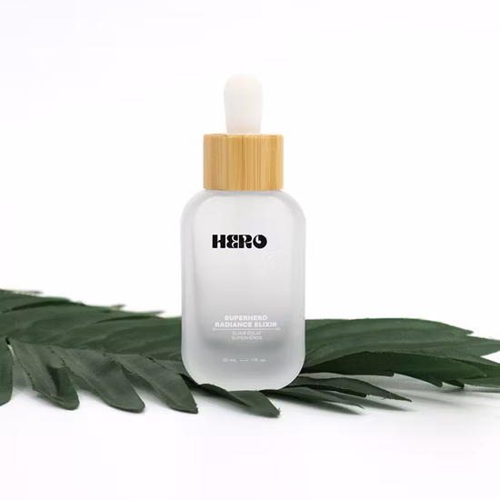 100ml Square Hair Essential Oil Glass Bottle with Oil Pump
