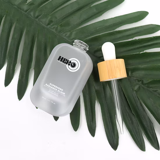 100ml Square Hair Essential Oil Glass Bottle with Oil Pump
