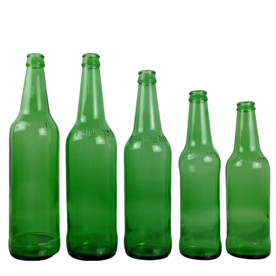 Colour Drink Bottle Glass Beer Bottles with Screen Printing
