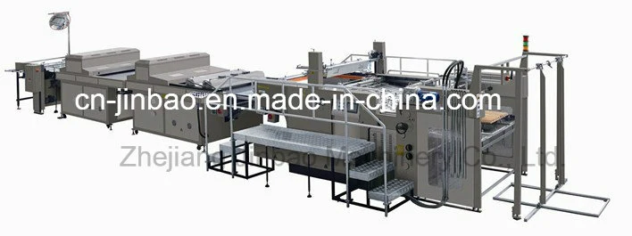 Non-Stop System Automatic Cylinder Rotary Silk Screen Printing Machine (1050X750mm)