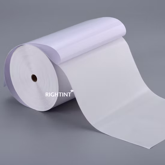 Directly Print Barcode Thermal Label Bar Coded Sticker Self Adhesive Thermal Paper Jumbo Rolls with Hot Melt Glue