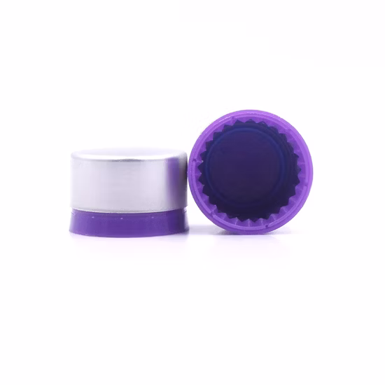 28mm Ropp Aluminum Plastic Embossed Logo Water Screw Cap