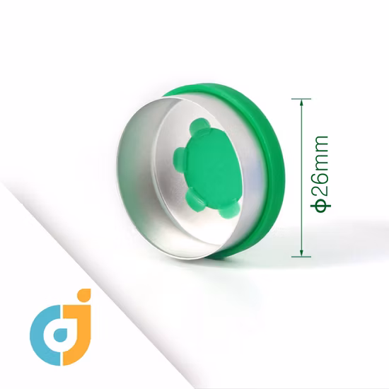 26mm Aluminum Plastic Matte Finish Flip off Cap for Infusion