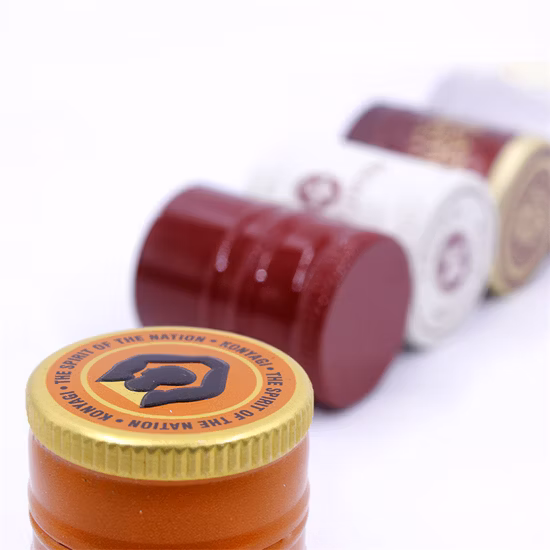 Customized 30*35mm PE Liner Pilfer Proof Ropp Wine Spirits Aluminum Cap