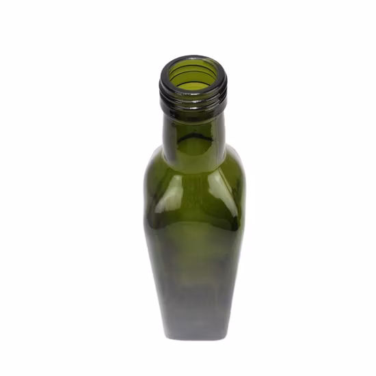 Hot Sale 500ml 17oz Black White Cruet Olive Oil Container Oil and Vinegar Dispenser Glass Bottle