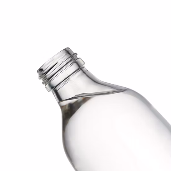 Wholesale 275ml Clear Frosting Empty Beverage Soda Cocktail Juice Glass Bottle with Screw Mouth