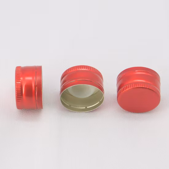 28mm Aluminum Pilfer Proof Ropp Screw Cap for Oral Liquid or Healthcare
