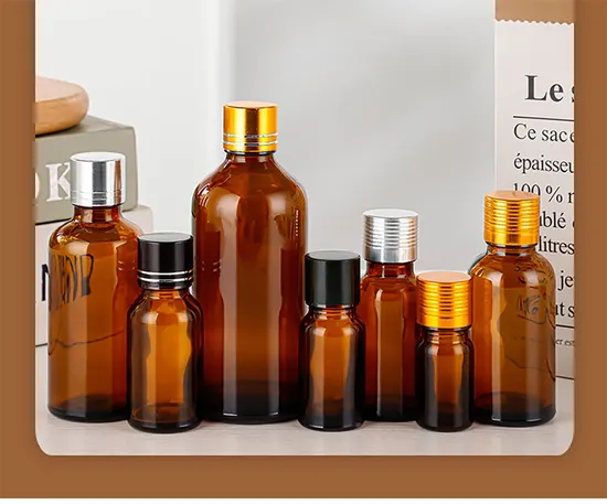 Hot Selling Surlyn Silver Glass Bottle Perfume Screw Caps
