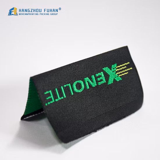 Oeko-Tex Garment Accessories Custom Damask High Density Polyester Fabric Clothing Woven Label