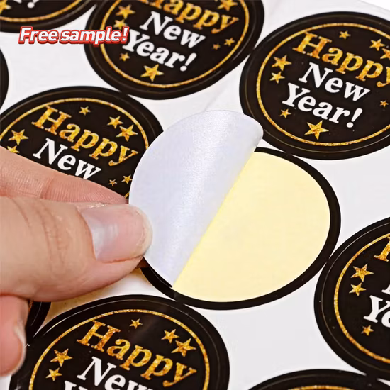 Custom High Quality Paper/PVC/Vinyl/Plastic/Hologram Gloss Glass Bottle Printing Sticker Adhesives Labels