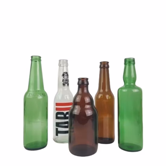 Colour Drink Bottle Glass Beer Bottles with Screen Printing